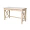 International Concepts Hampton Desk 21 in D X 21 H, 30 W X Hardwood, Unfinished OF-67X - alternate 4